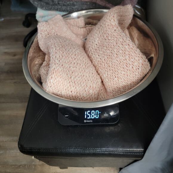 Madewell Sweater Women’s XS Blush Textured Knit Alpaca Wool Pullover Crew NWT - Picture 10 of 10